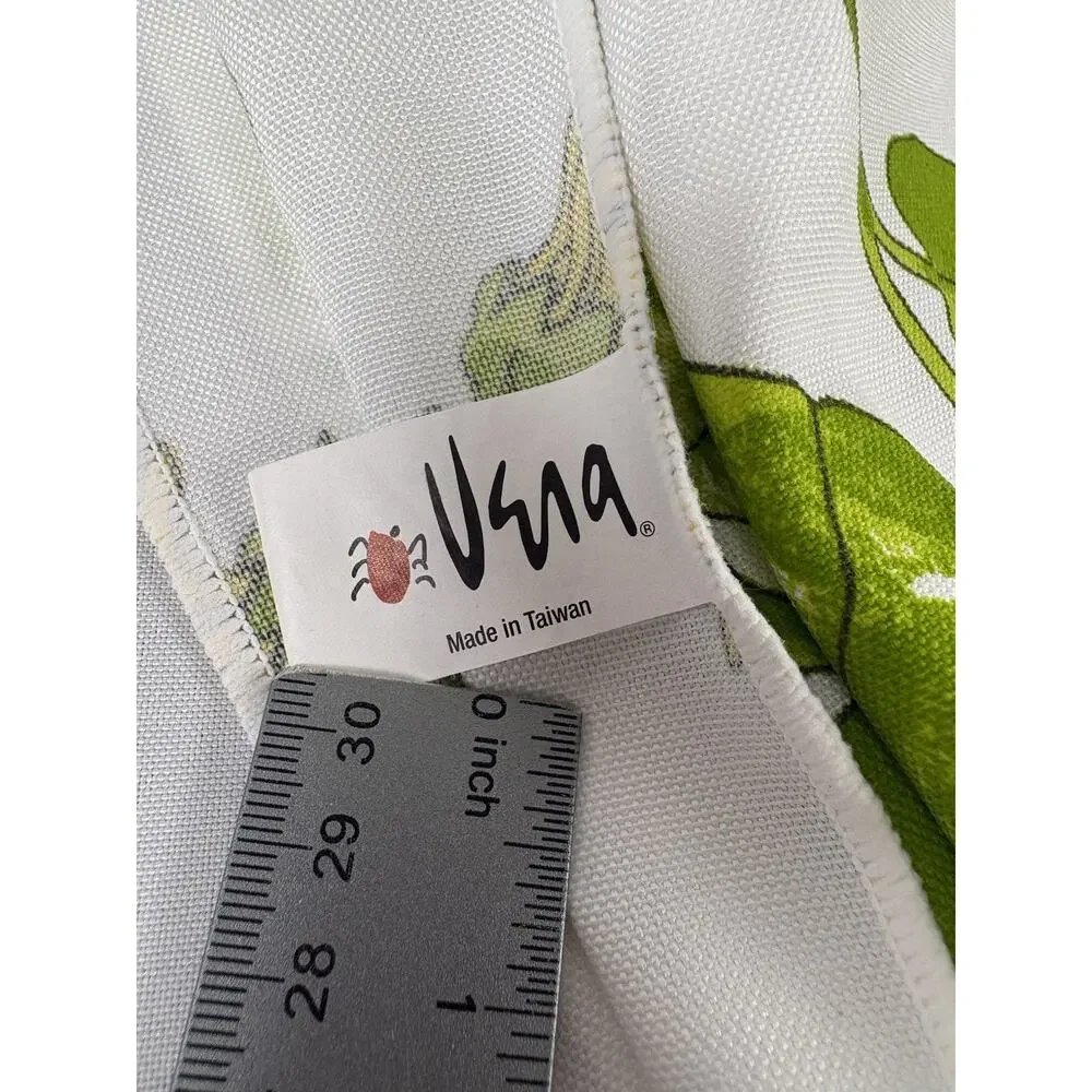Vera Neumann Zippered Umbrella Fabric Patio Tablecloth VTG Sunflower 60X80